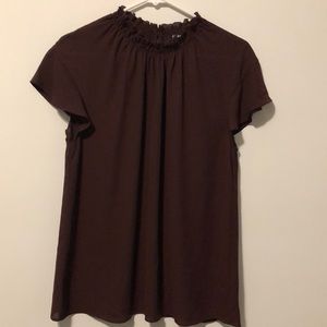 NWT Express Short Sleeve Blouse Size Large
